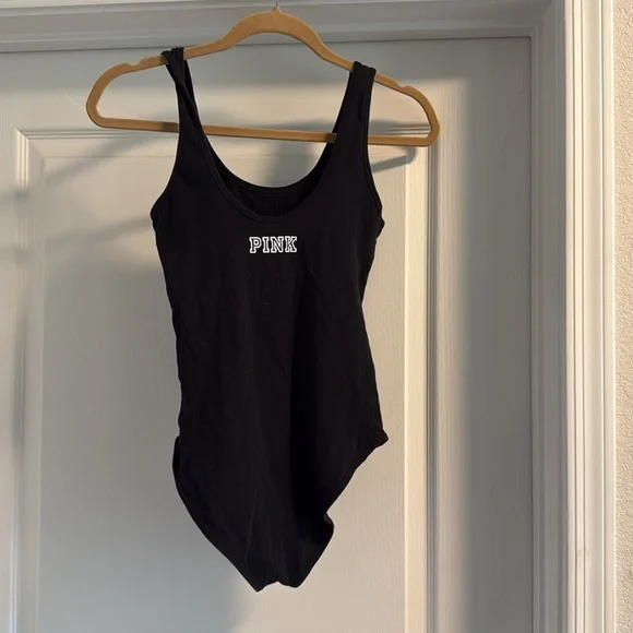 PINK Victoria's Secret Black Bodysuit - Picture 2 of 2